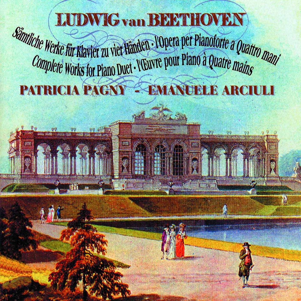 Beethoven: Complete Works for Piano Duet by Emanuele Arciuli & Patricia Pagny album cover
