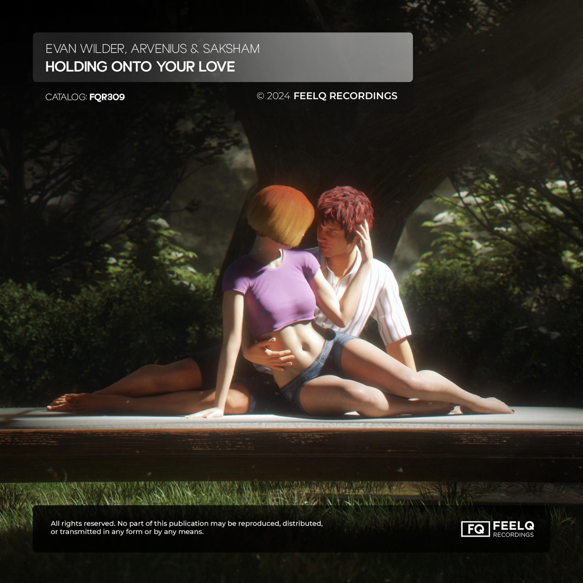 Holding Onto Your Love - Single by Evan Wilder, Arvenius & Saksham album cover
