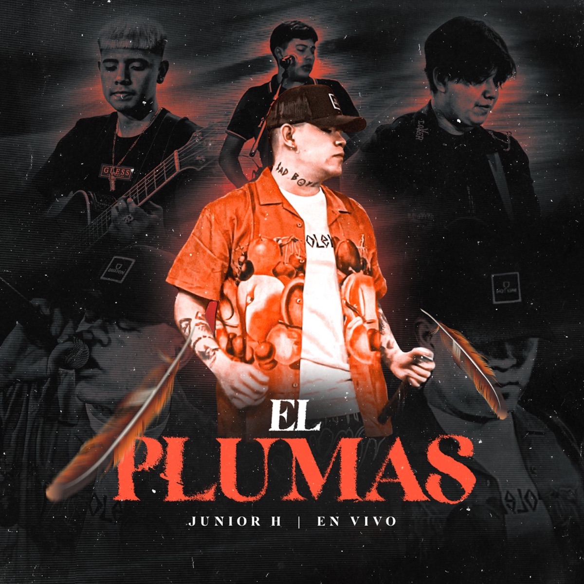 El Plumas (En Vivo) - Single by Junior H album cover artwork
