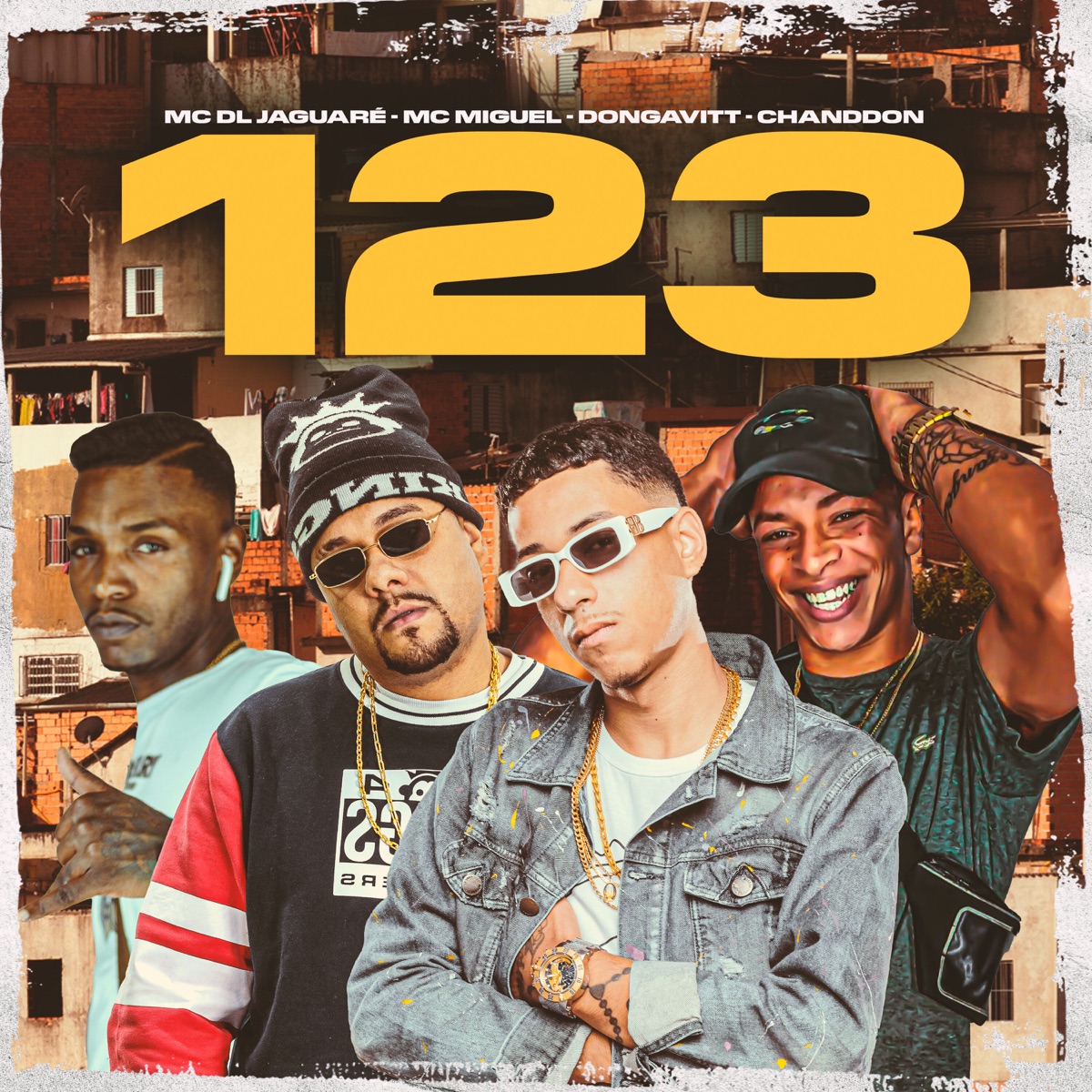 123 - Single by Mc DL Jaguaré, Chanddon, DonGavitt & MC Miguel album cover