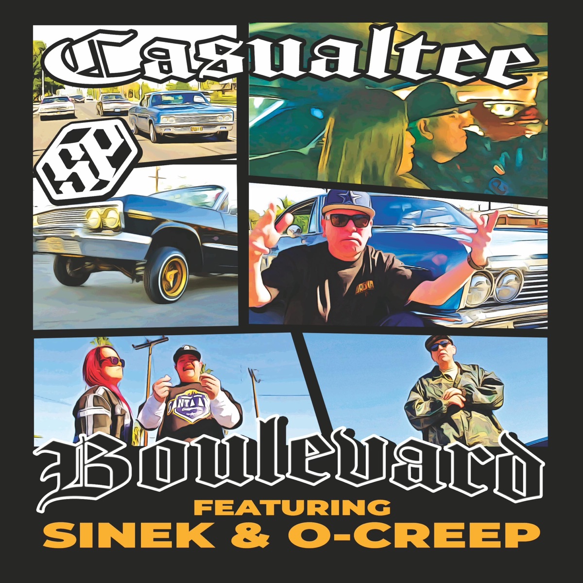 Boulevard by Casualtee (feat. Sinek & O-Creep) - Single by Casualtee album cover
