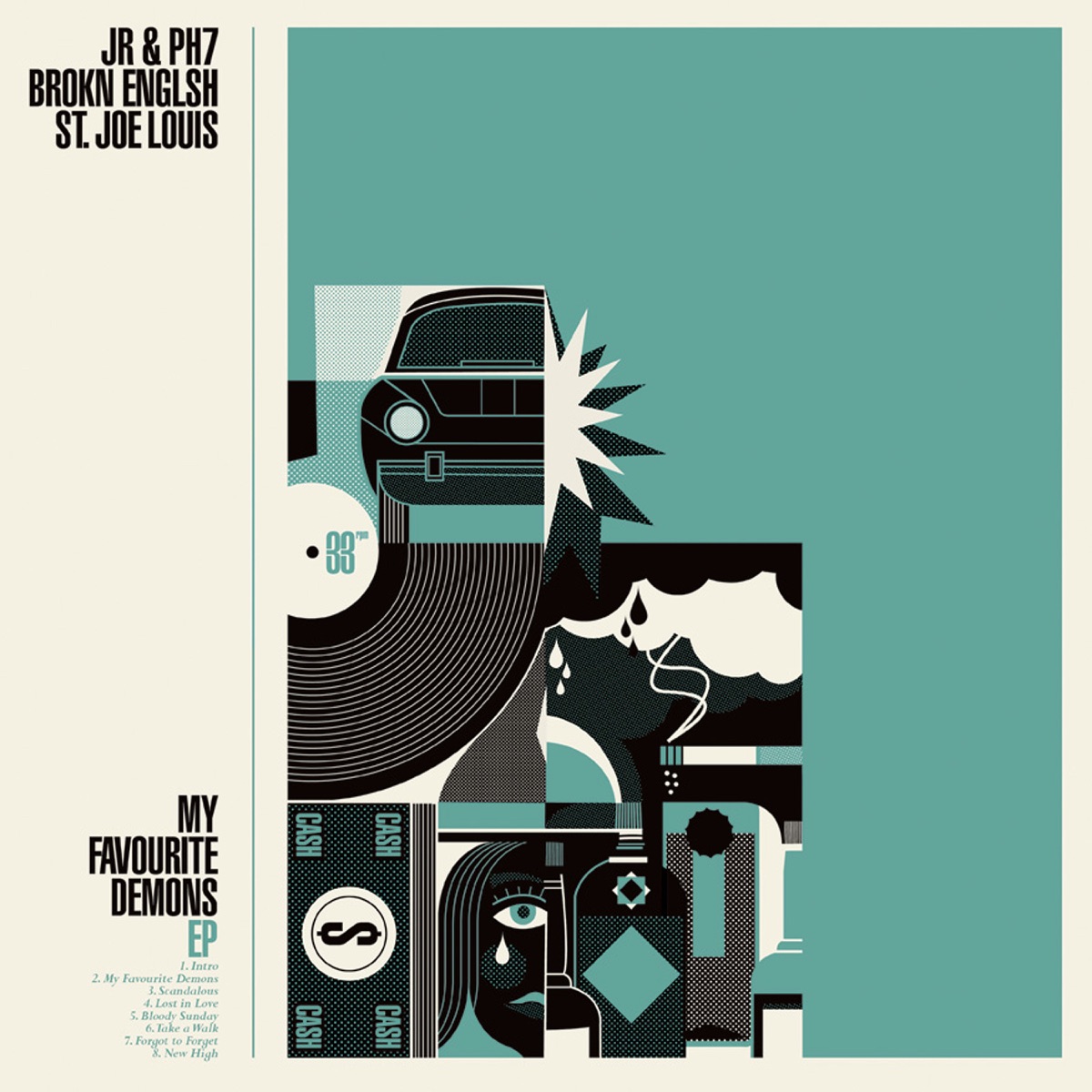 My Favorite Demons by JR & PH7, Brokn Englsh & St. Joe Louis album cover