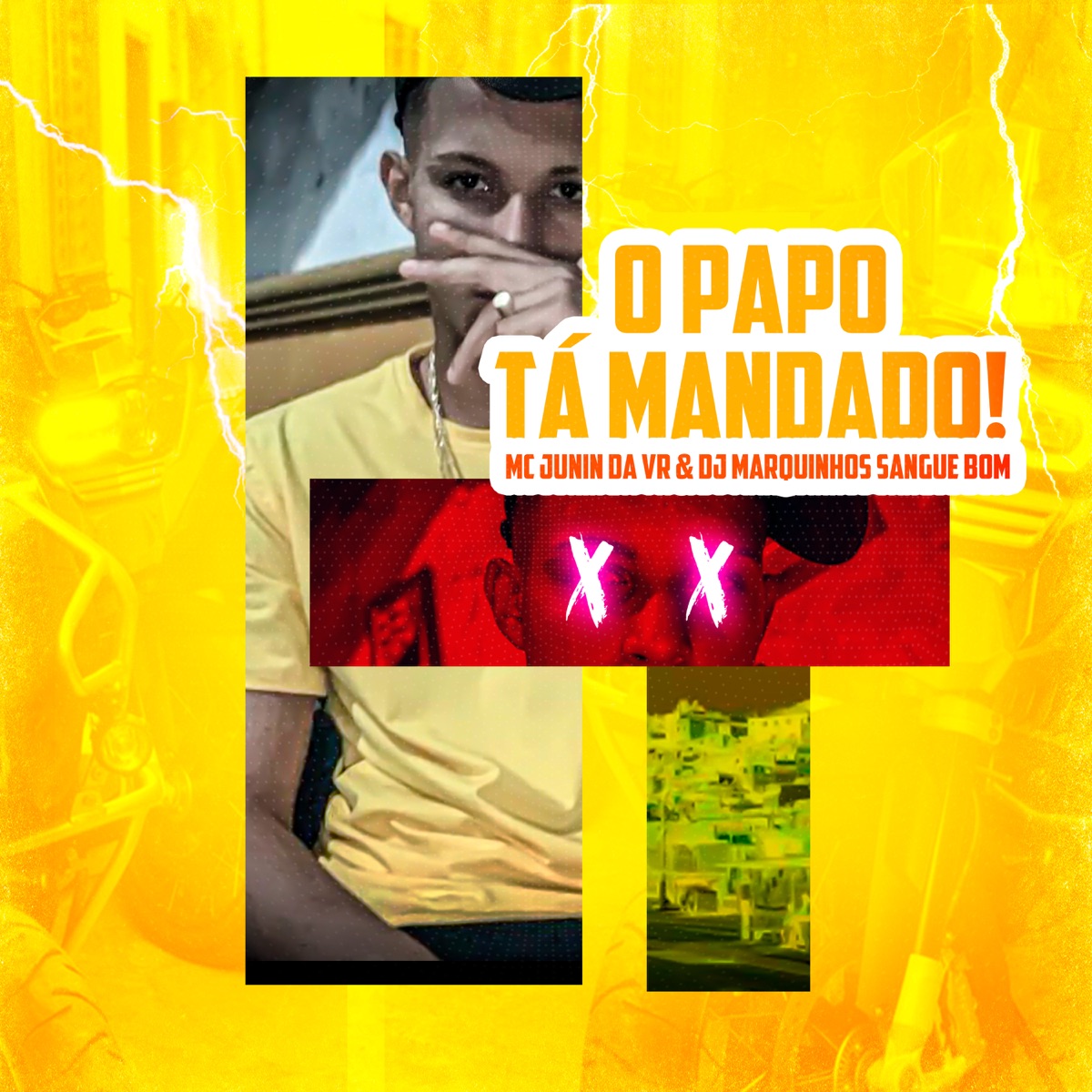 O Papo Tá Mandado! - Single by Mc Junin da Vr & Dj Marquinhos Sangue Bom album cover