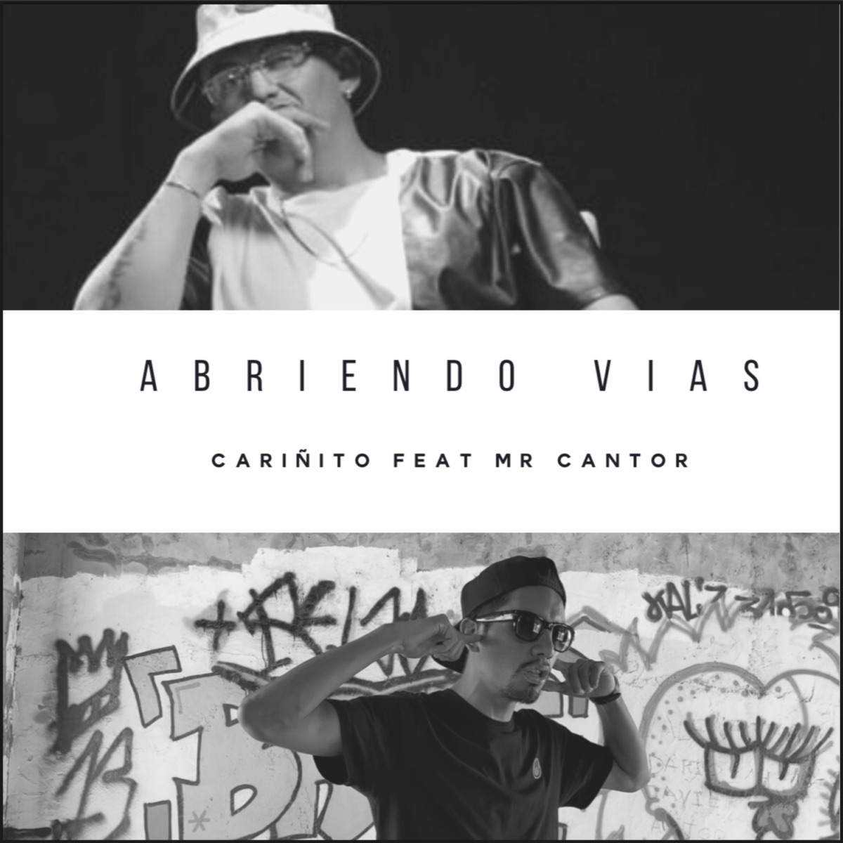Abriendo Vias - Single by Cariñito & Mr Cantor album cover