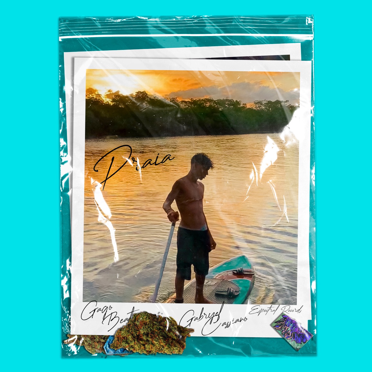 Praia (feat. Gago Beats) - Single by Gabryel Cassiano album cover