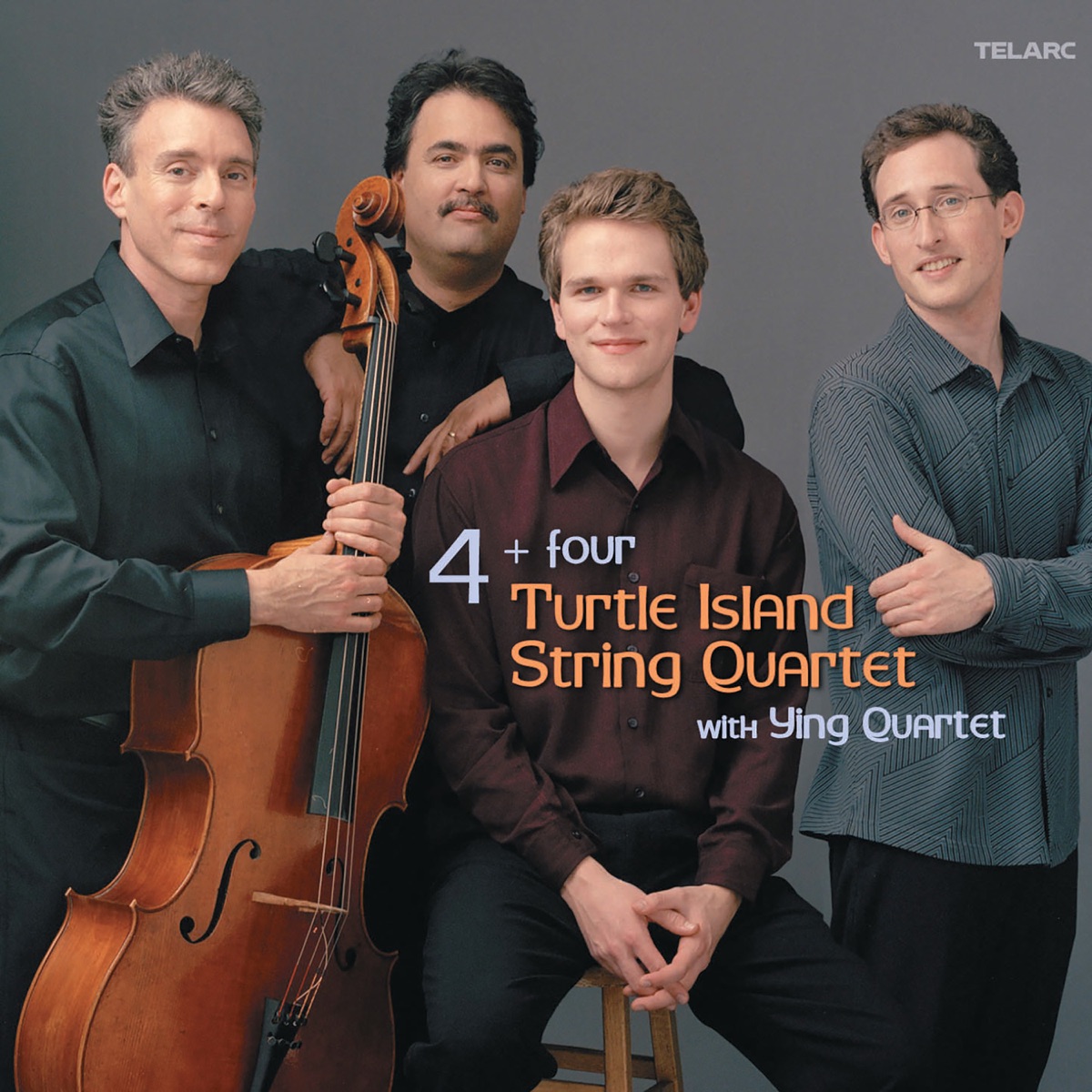 4 + Four by Turtle Island String Quartett & Ying Quartet album cover