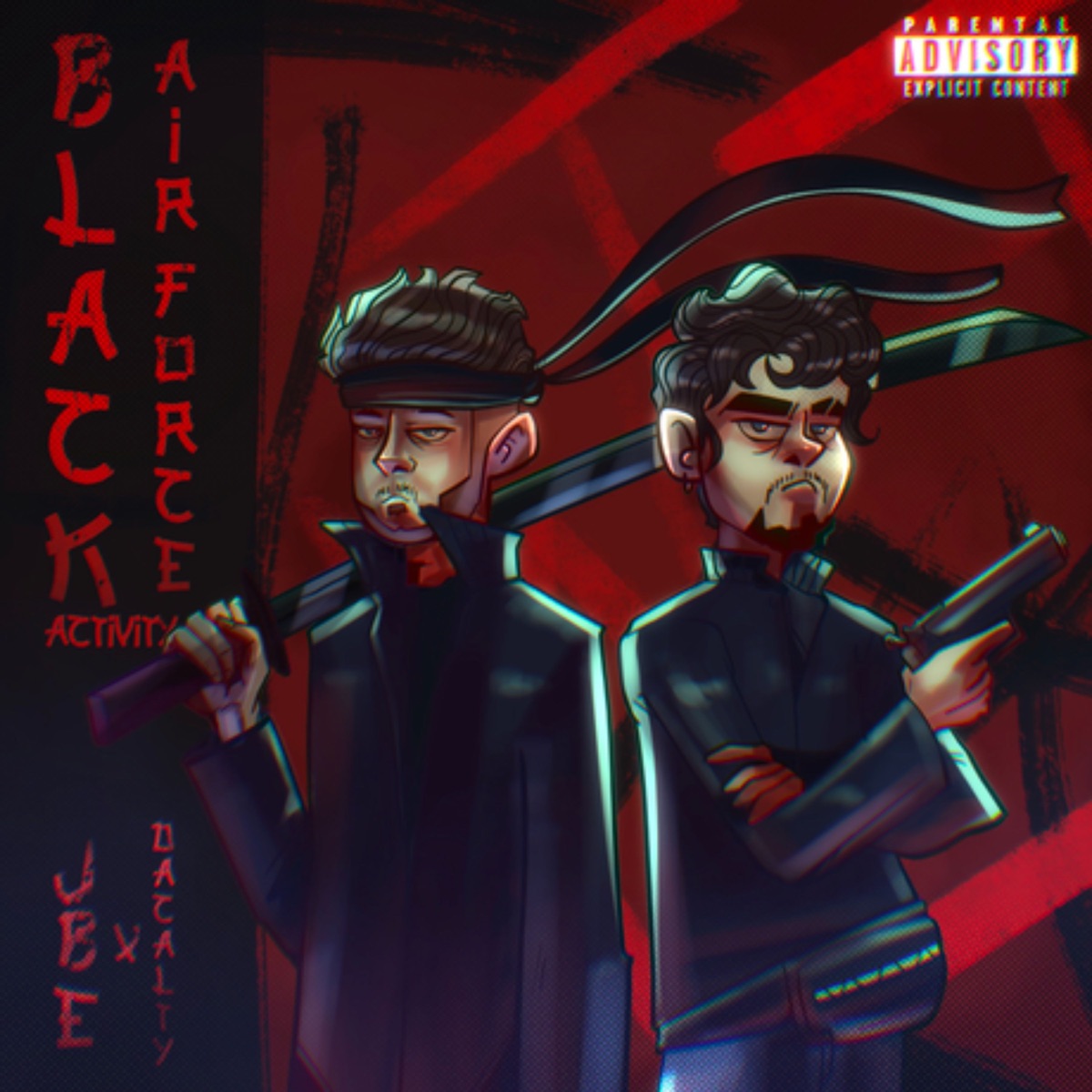 Black Air Force Activity! - EP by JBE & Dacalty album cover