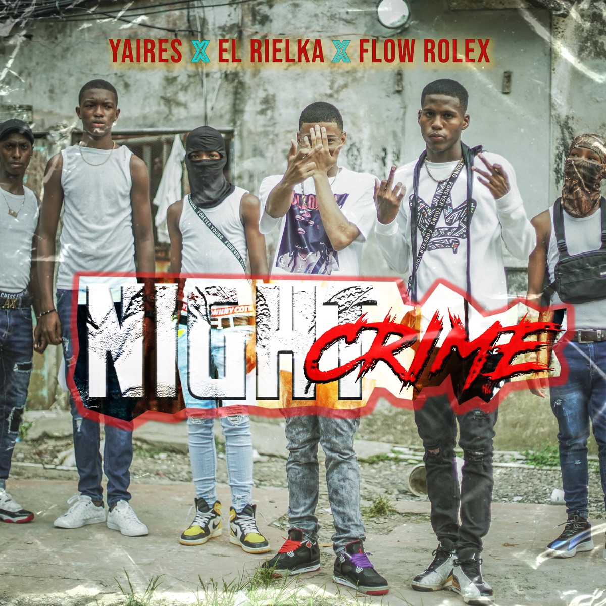 Night Crime - Single by Yaires, El Rielka & Flow Rolex album cover