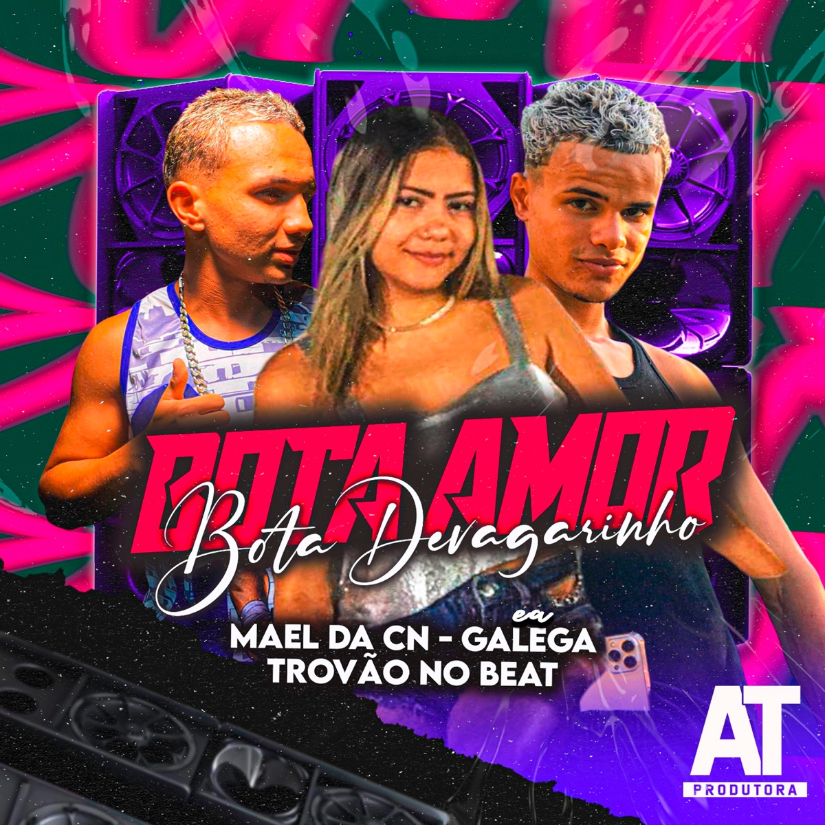 Bota Amor Bota Devagarinho - Single by Mael da CN, Ea Galega & Trovão no Beat album cover