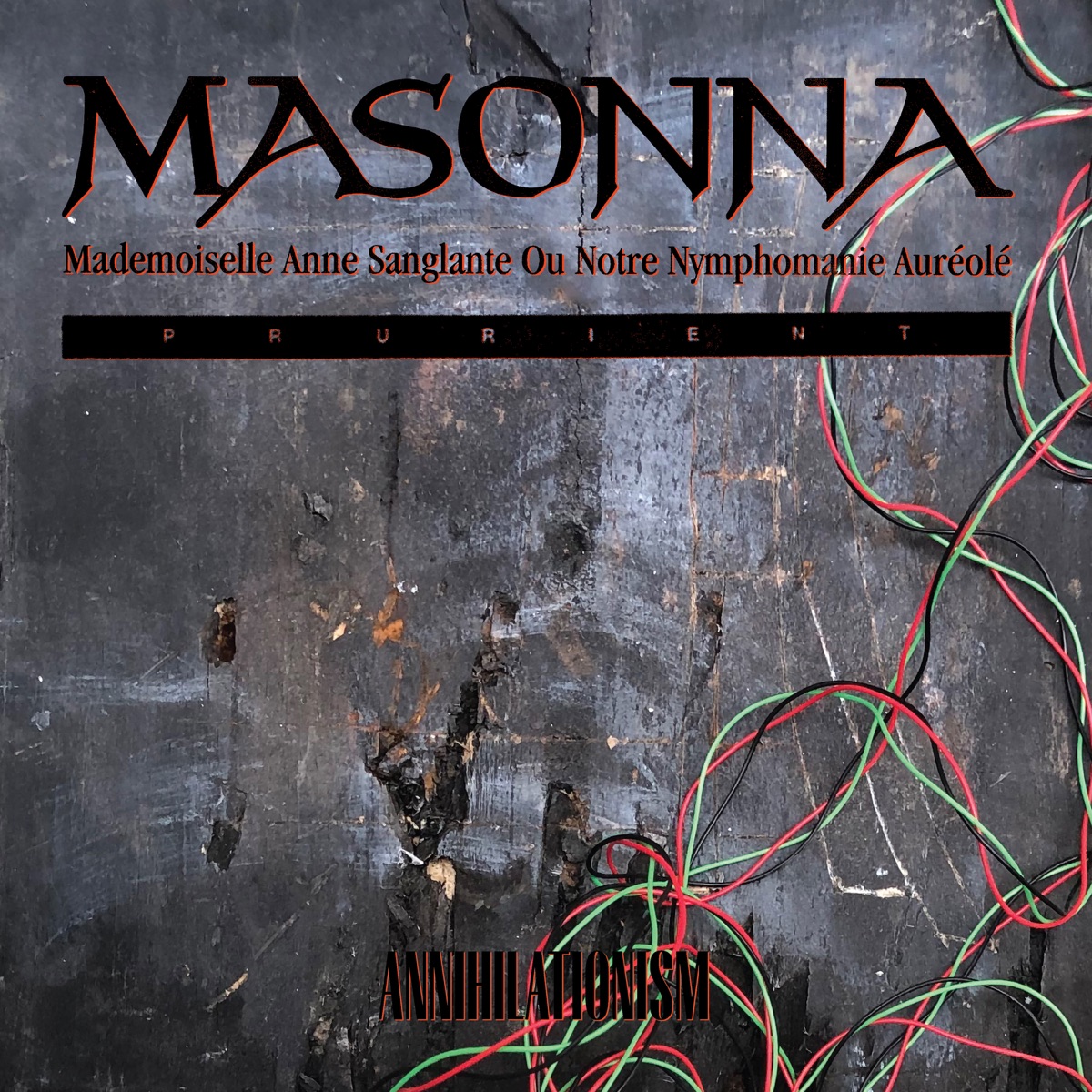 Annihilationism by Masonna & Prurient album cover