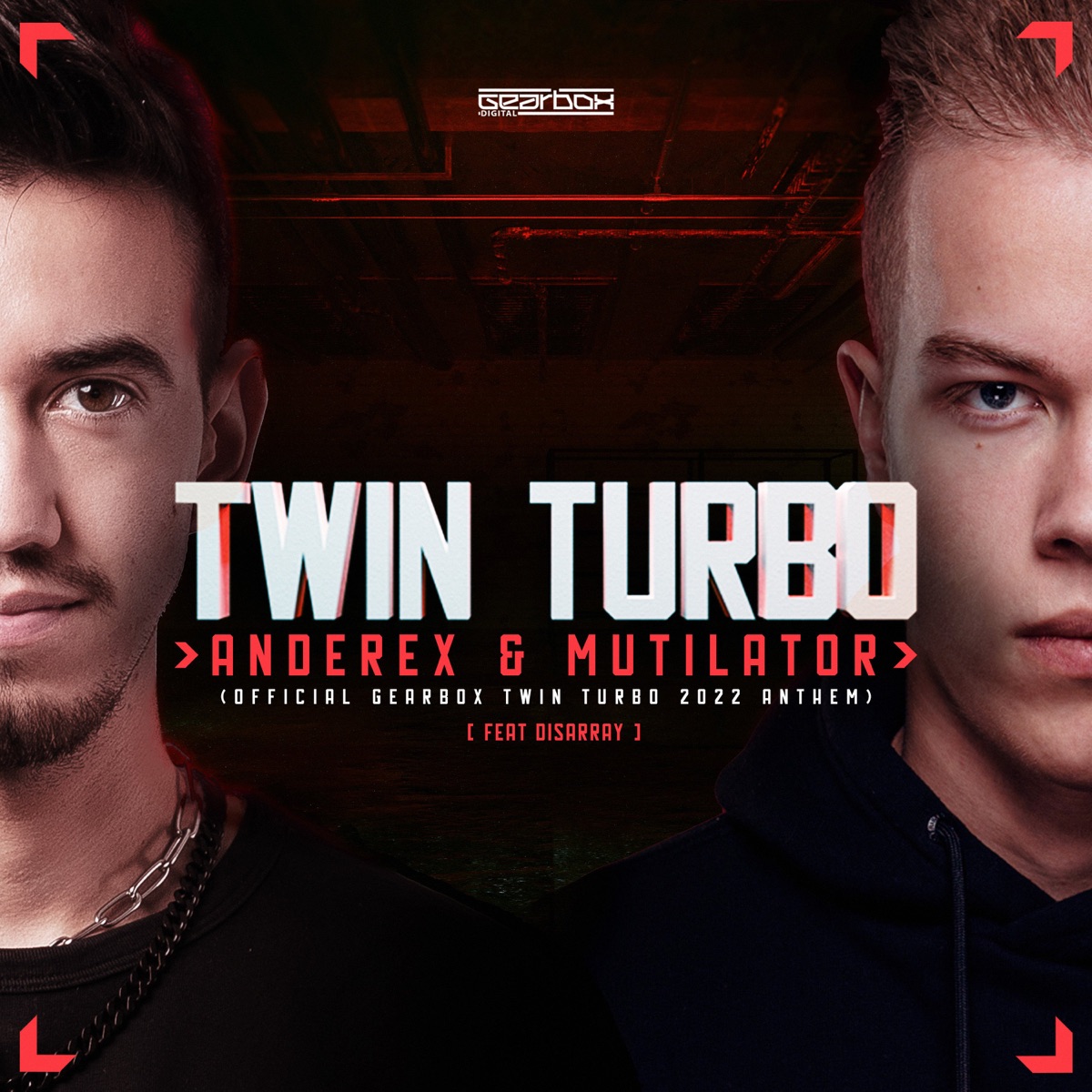 Twin Turbo (Official Gearbox Twin Turbo 2022 Anthem) [feat. Disarray] - Single by Anderex & Mutilator album cover