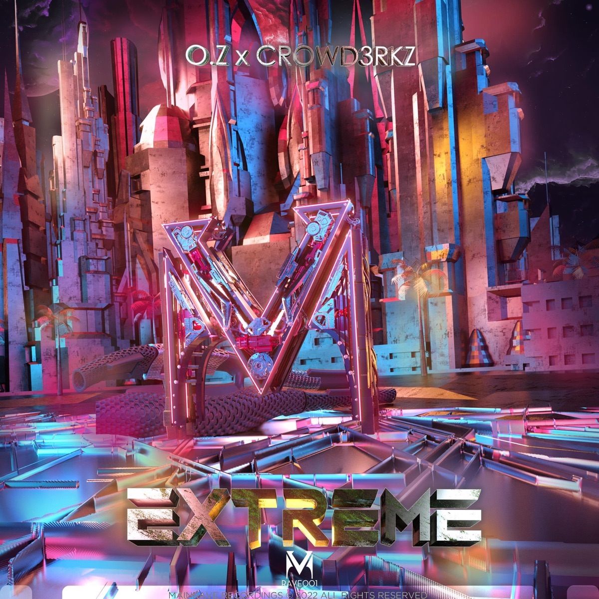Extreme - Single by Oz & CROWD3RKZ album cover