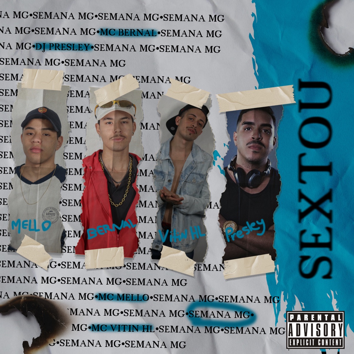 Sextou - Single by Mc Mello, MC Bernal & Mc Vitin HL album cover