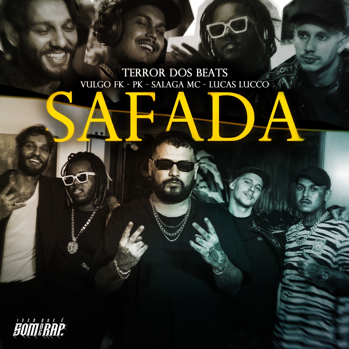 Safada (feat. Lucas Lucco & Salaga) - Single by Terrordosbeats, Vulgo FK & PK album cover