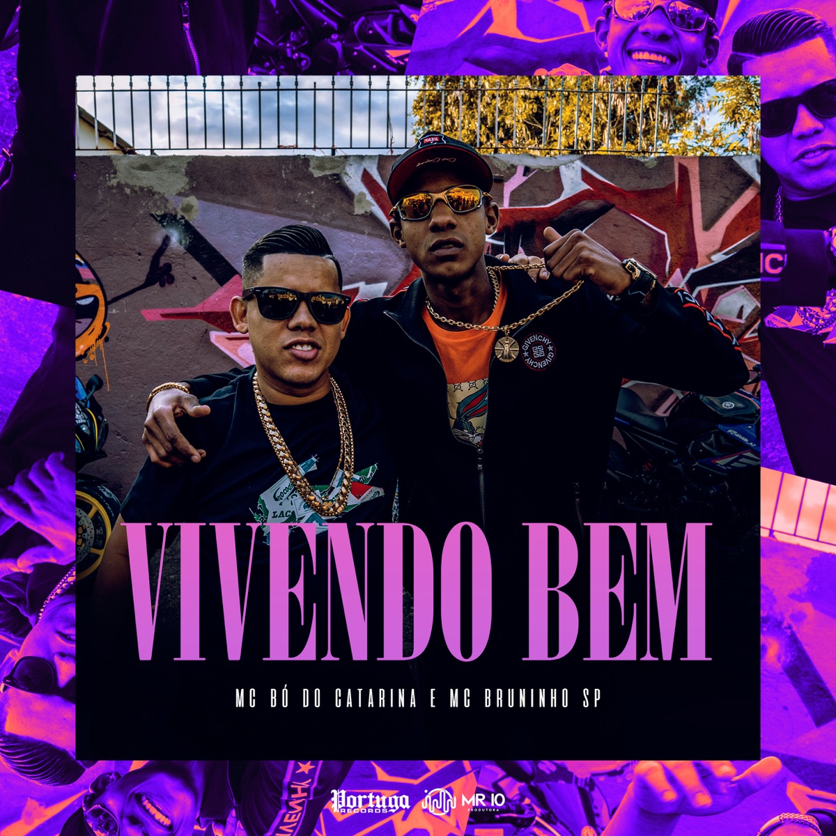 Vivendo Bem - Single by Mc Bruninho SP & Mc Bó do Catarina album cover