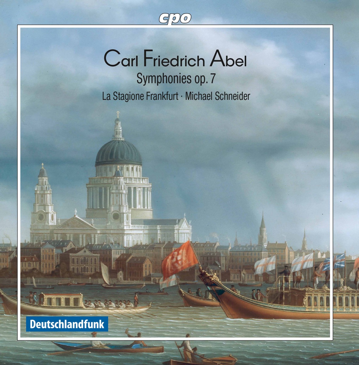 Abel: Symphonies, Op. 7 by La Stagione Frankfurt & Michael Schneider album cover
