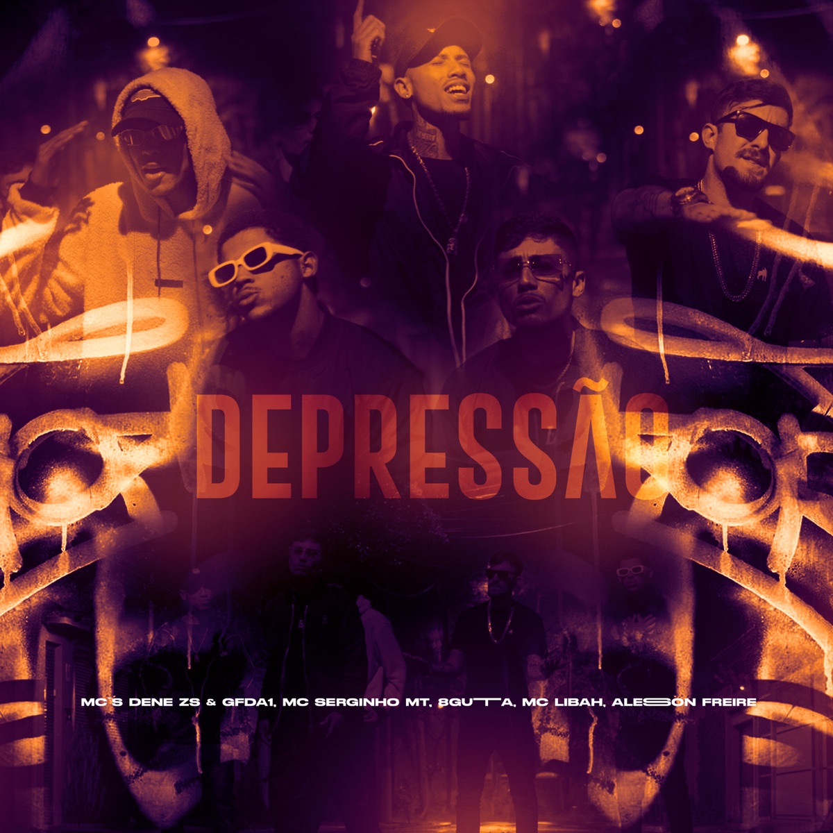 Depressão - Single by MC's Dene zs & GFDa1, Mc Serginho MT, Mc Libah & Alesson Freire album cover