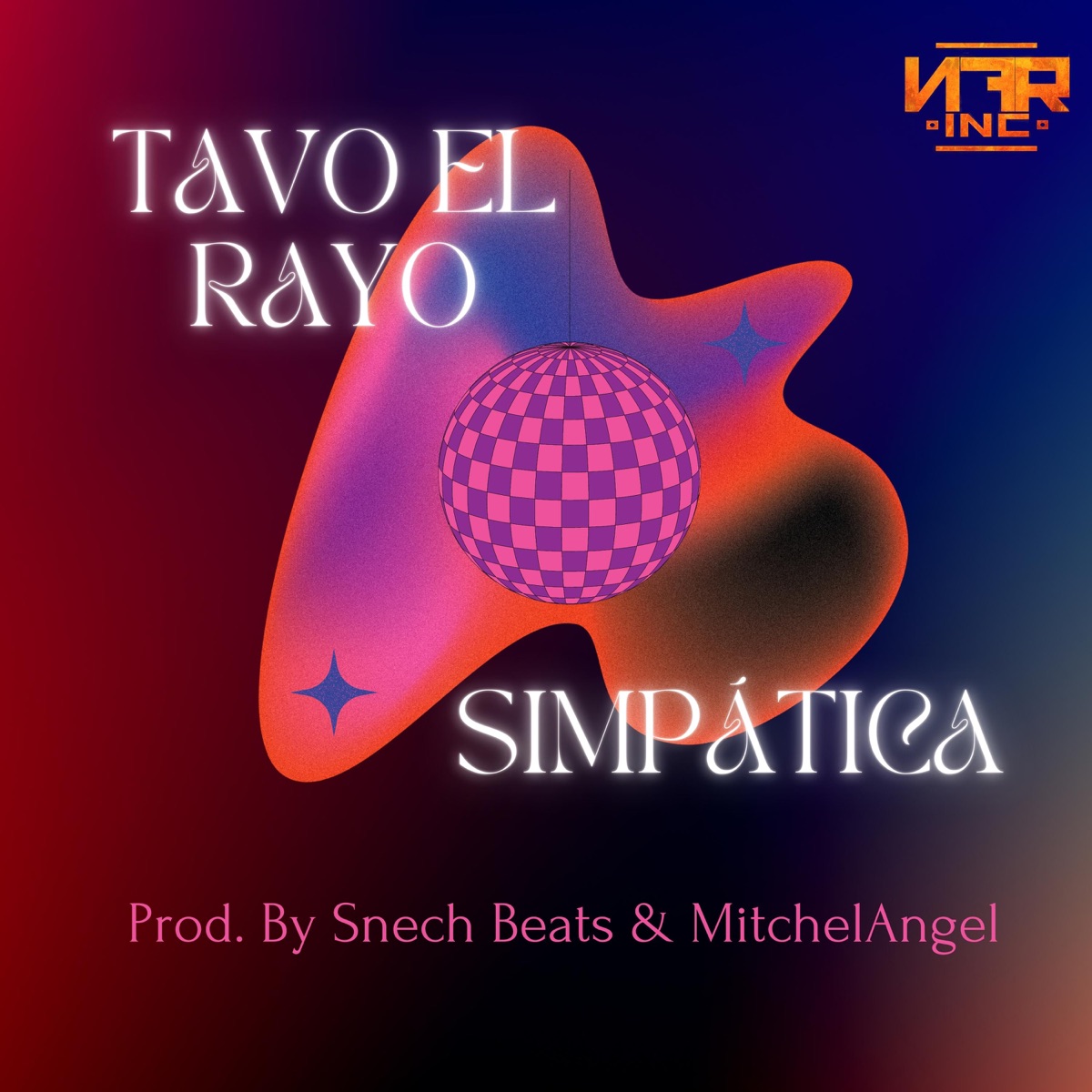 Simpatica - Single by Tavo el Rayo Legendario album cover