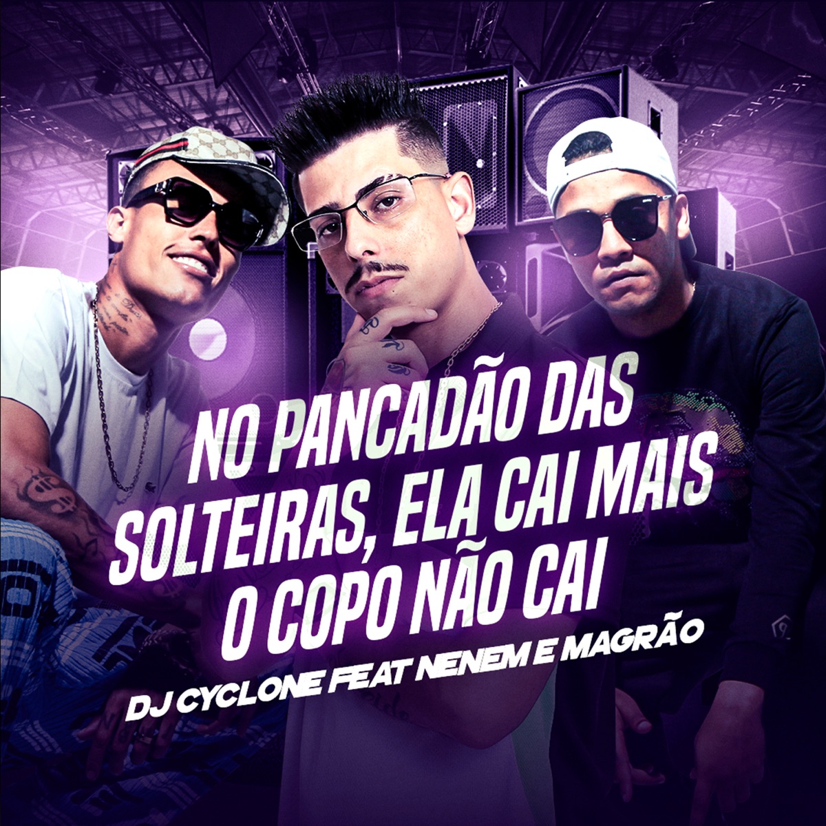 No Pancadão das Solteiras - Ela Cai Mais o Copo Não Cai (feat. MCS Nenem e Magrão) - Single by DJ Cyclone album cover