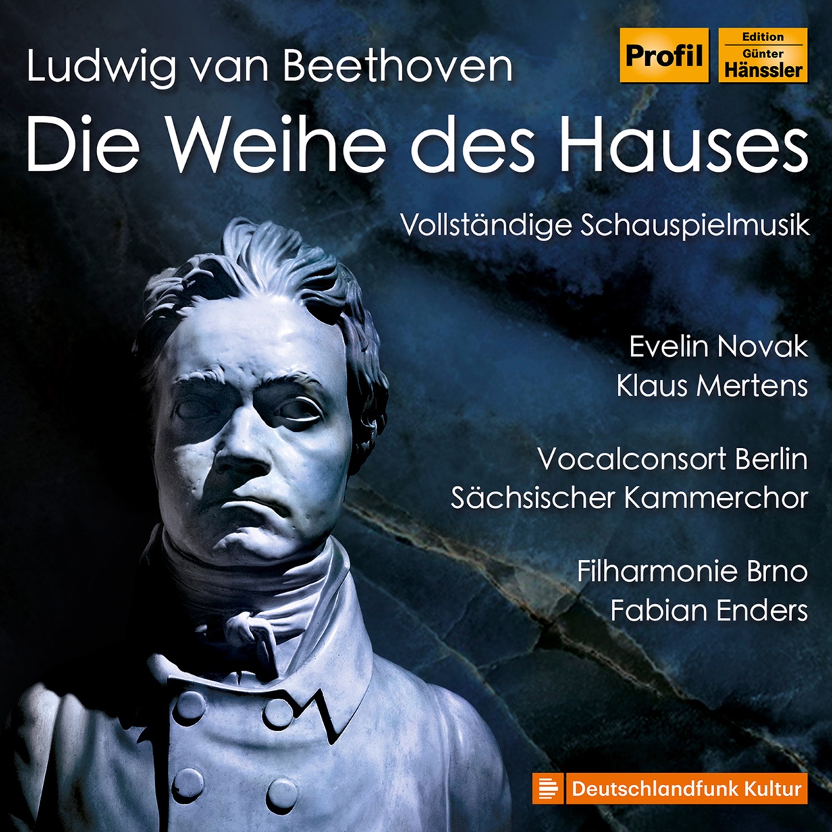 Beethoven: Vollständige Schauspielmusik (Live) by Vocalconsort Berlin, Sächsischer Kammerchor, Filharmonie Brno & Fabian Enders album cover