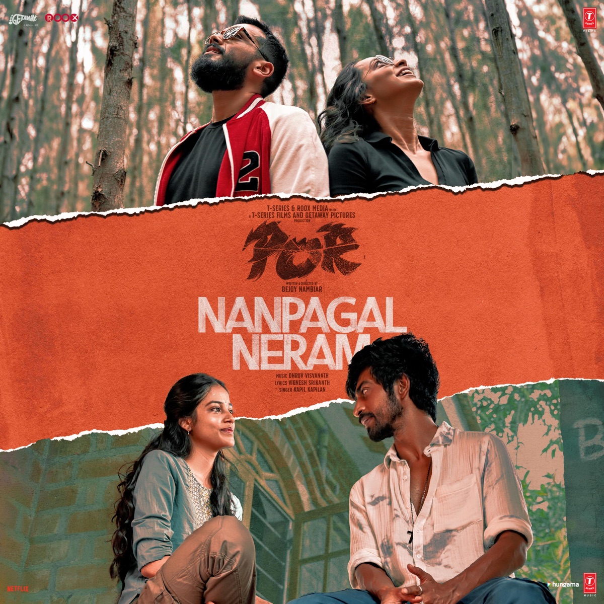 Nanpagal Neram (From "Por") - Single by Dhruv Visvanath, Kapil Kapilan & Vignesh Srikanth album cover