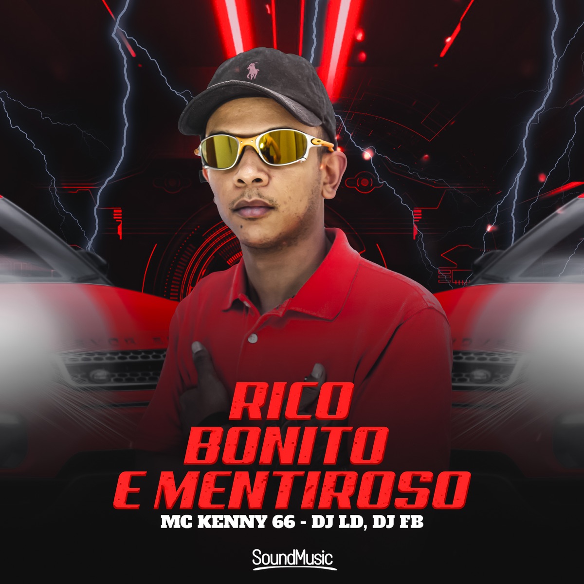 Rico Bonito e Mentiroso - Single by Mc Kenny 66, DJ FB & DJ LD album cover