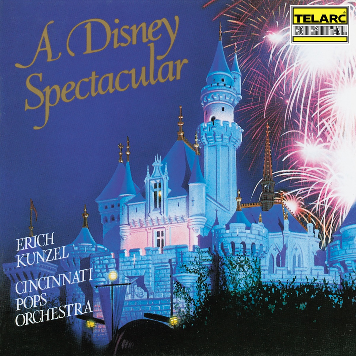 A Disney Spectacular by Erich Kunzel, Cincinnati Pops Orchestra, Indiana University Singing Hoosiers, School for Creative Performing Arts Children's Chorus, May Festival Chorus, His Master's Voice, Tracy Dahl & Douglas Webster album cover