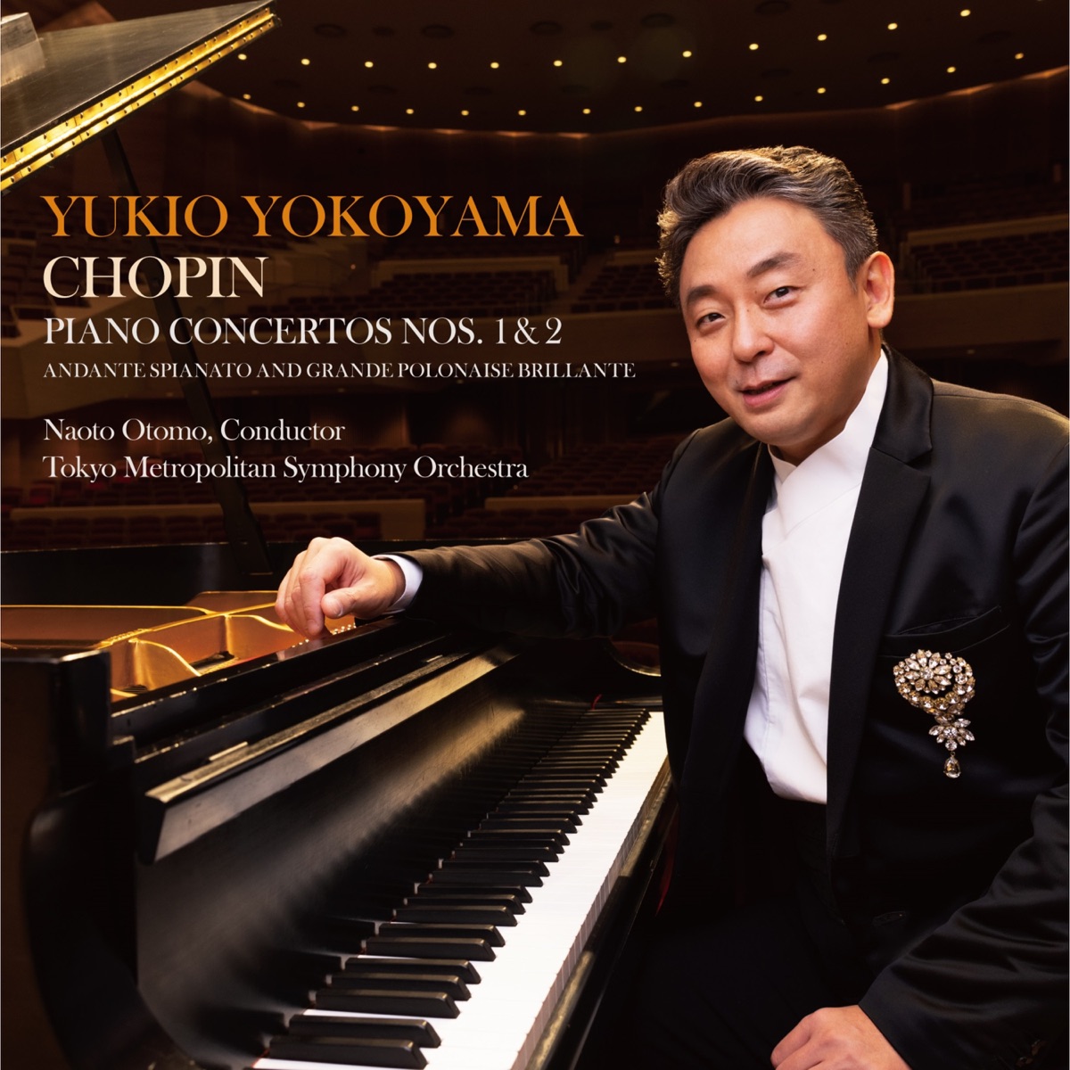 ショパン: ピアノ協奏曲 第1番 & 第2番 他 by Yukio Yokoyama, Naoto Otomo & Tokyo Metropolitan Symphony Orchestra album cover