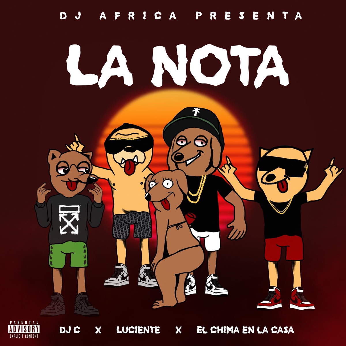 La Nota - Single by DJ Africa, DJ C, Luciente & El Chima En La Casa album cover