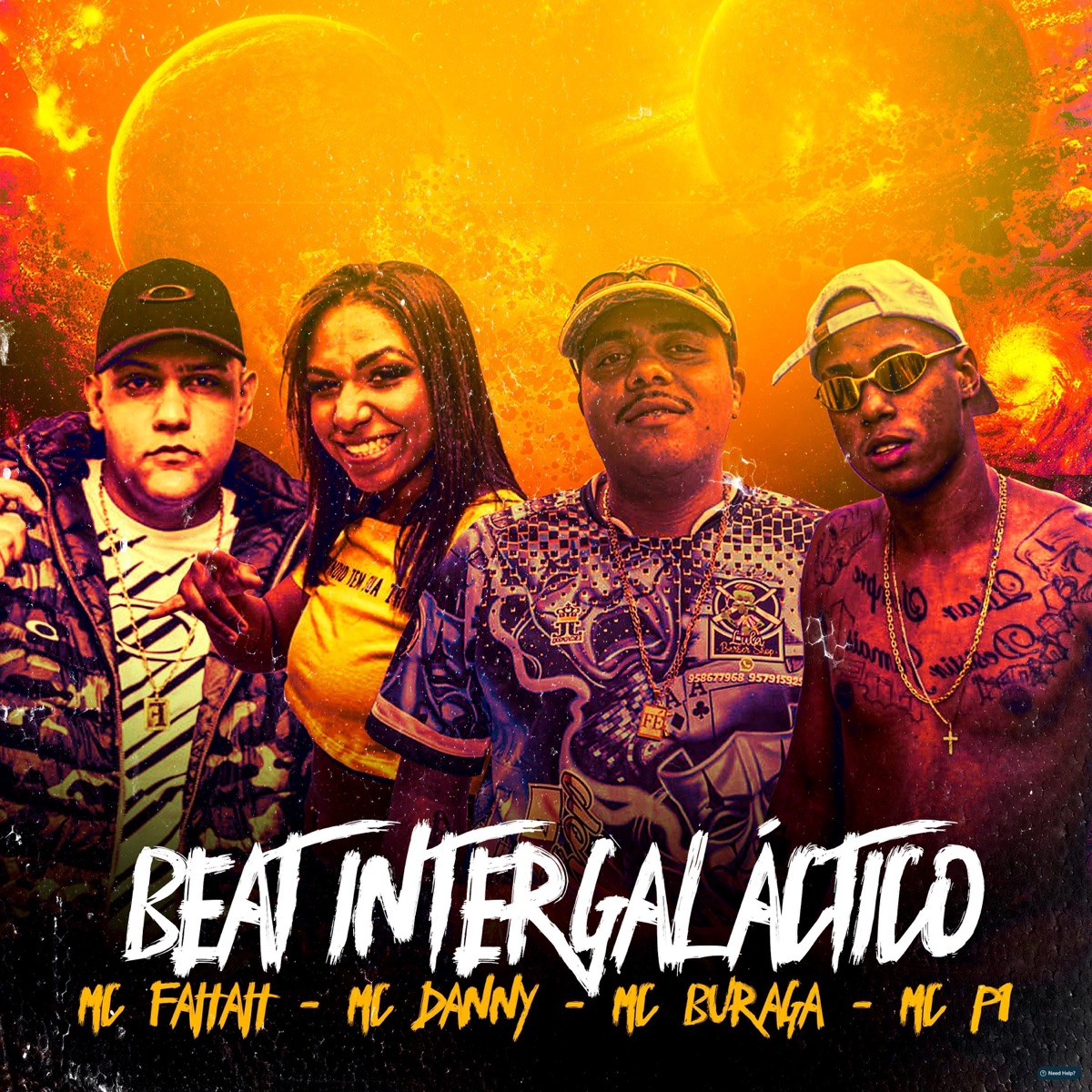 Beat Intergalactico (feat. MC P1) - Single by MC Buraga, MC Fahah & MC Danny album cover
