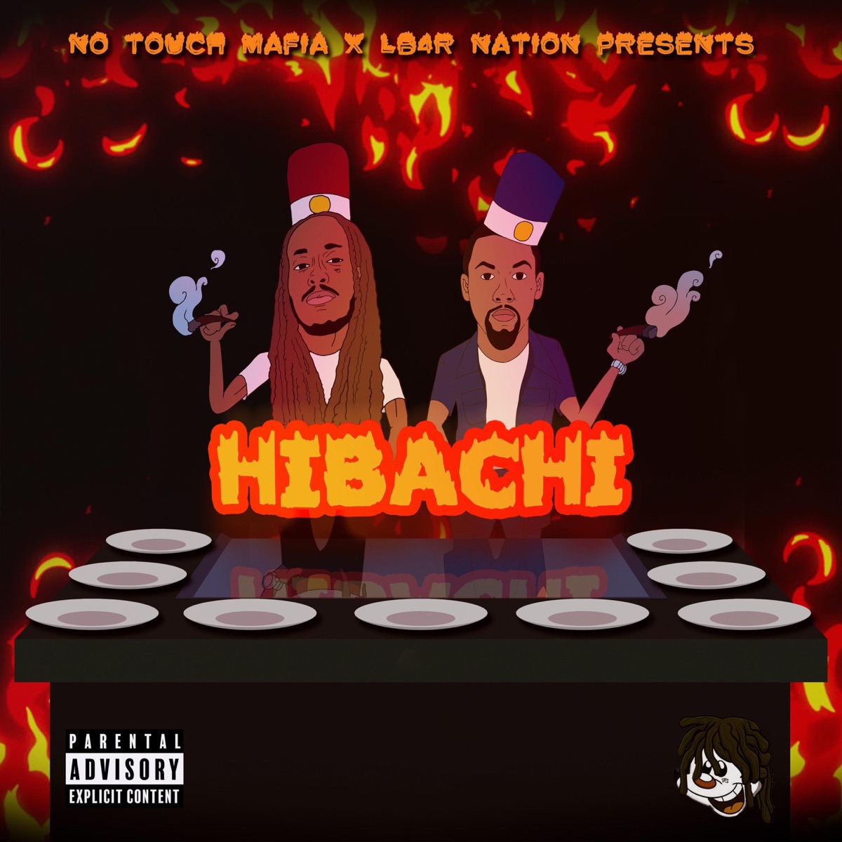 Hibachi (feat. Santos LB4R) - Single by Ya K album cover