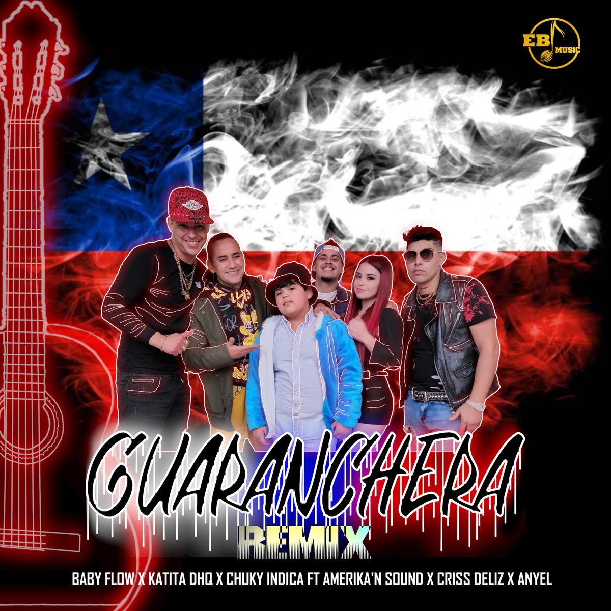 Guaranchera (Remix) [feat. Anyel, Criss Deliz & Amerika'n Sound] - Single by Baby Flow, Katitadhq & Chuky Indica album cover