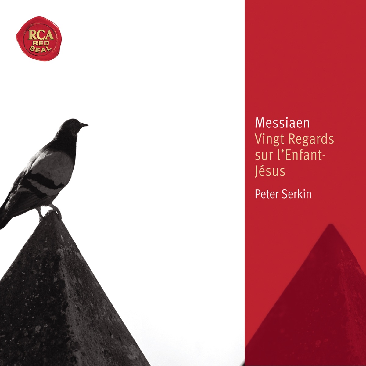 Messiaen: Vingt Regards sur l'Enfant-Jésus by Peter Serkin album cover