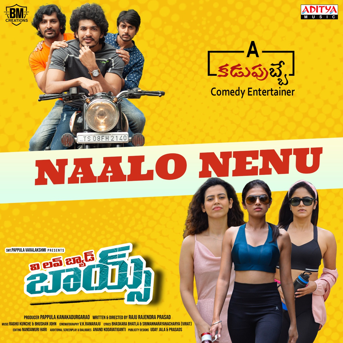 Naalo Nenu (From "We Love Bad Boys") - Single by John Bhushan, Manoj Sharma Kuchi & Srimannarayanacharya (Virat) album cover