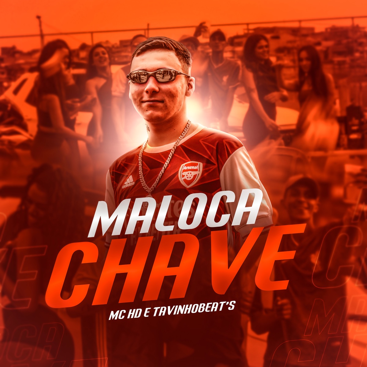Maloka Chave - Single by Mc HD & TavinhoBeat's album cover