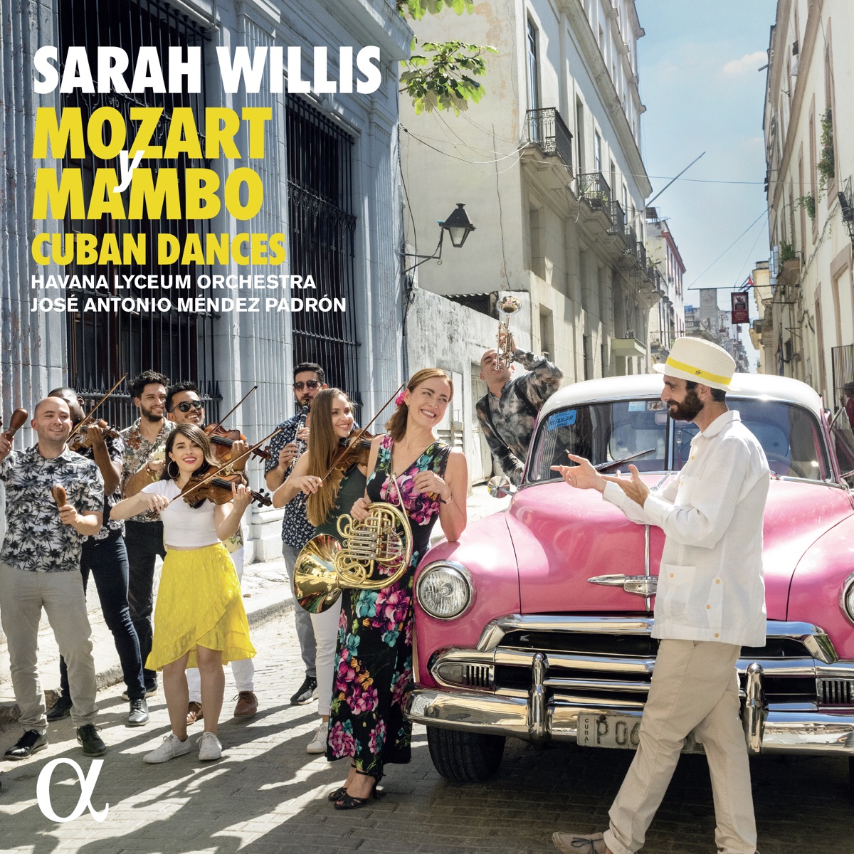 Mozart y Mambo: Cuban Dances by Sarah Willis, Havana Lyceum Orchestra & José Antonio Méndez Padrón album cover