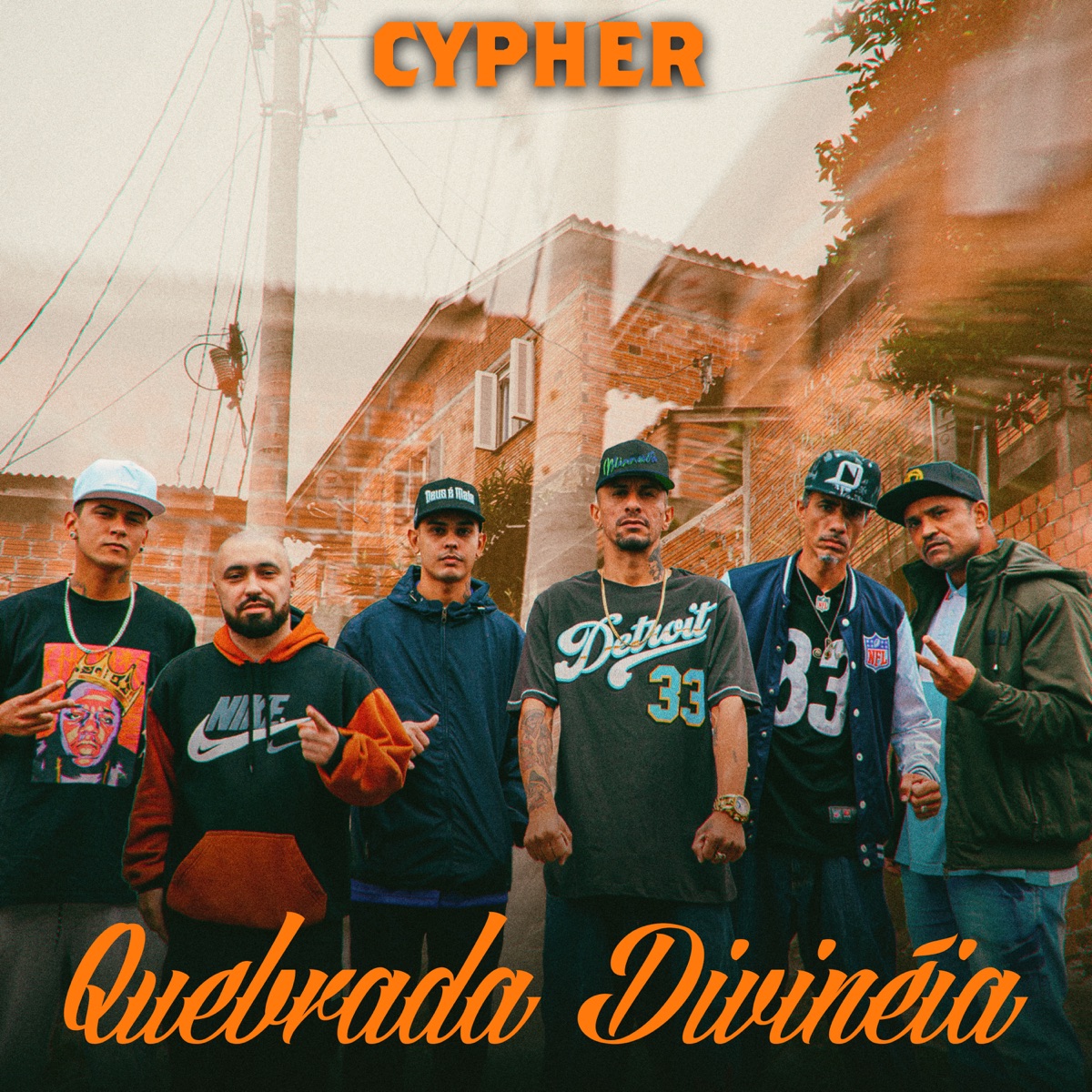 Cypher - Quebrada Divinéia - Single by Mano Leco, Rafinha, Douglas, Keno, MC Sid & Revolucionários da Fé Rap album cover