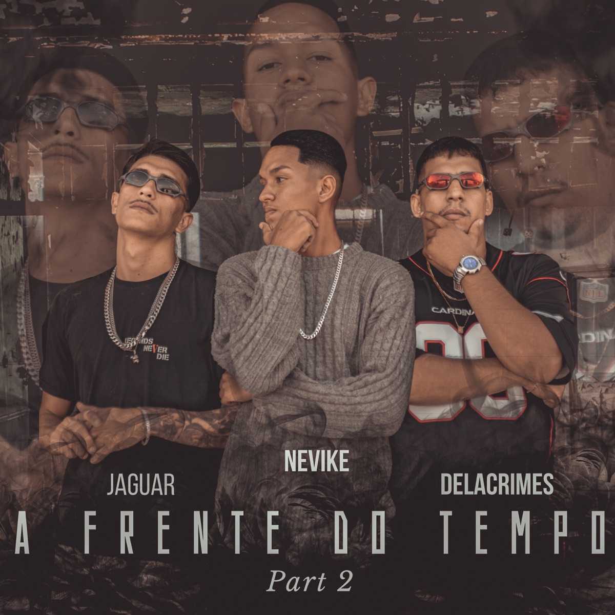 A Frente do Tempo, Pt. 2 - Single by Jaguar, Dela-Crimes & Nevike album cover