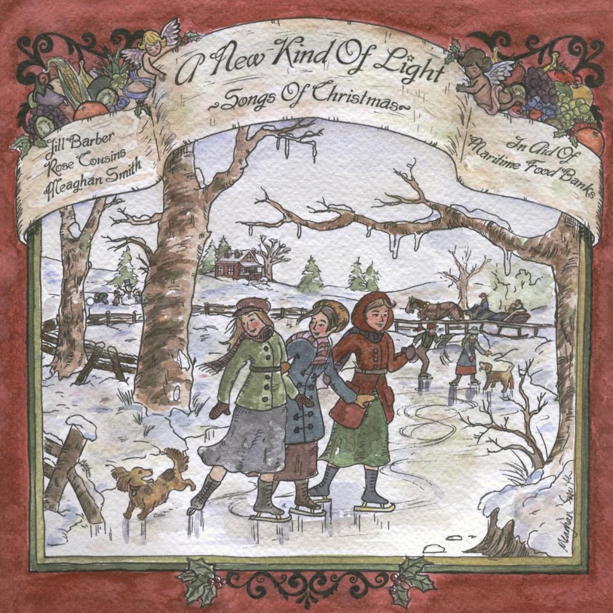 A New Kind of Light: Songs of Christmas by Jill Barber, Rose Cousins & Meaghan Smith album cover