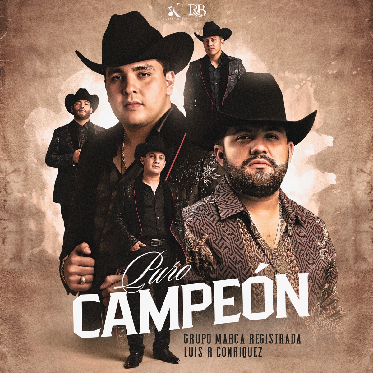 Puro Campeón - Single by Grupo Marca Registrada & Luis R Conriquez album cover