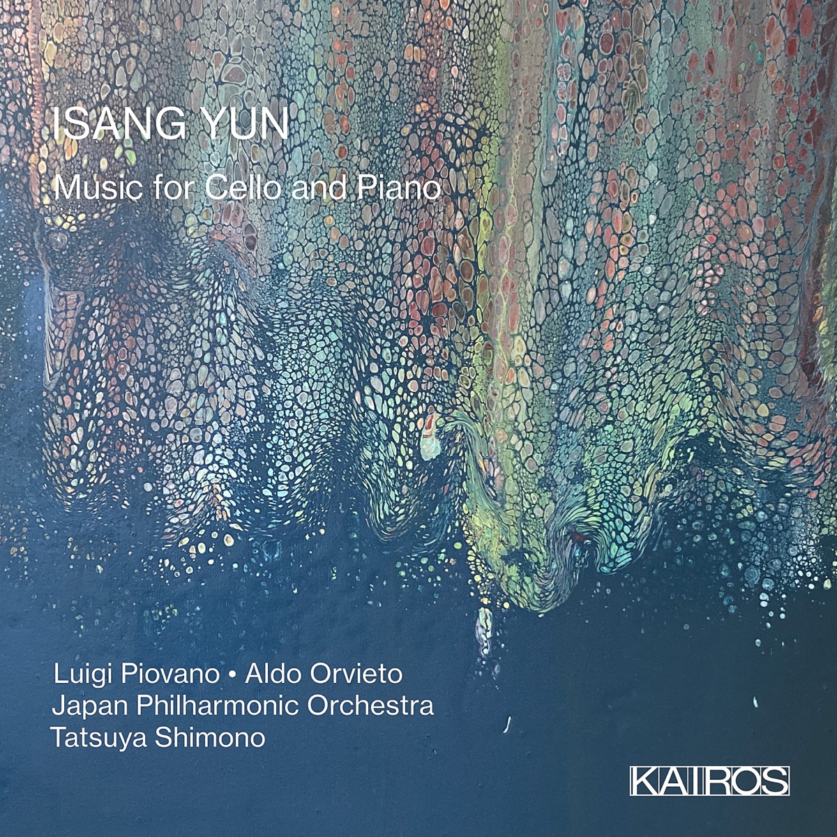 Isang Yun: Music for Cello and Piano by Luigi Piovano, Aldo Orvieto, Japan Philharmonic Orchestra & Tatsuya Shimono album cover
