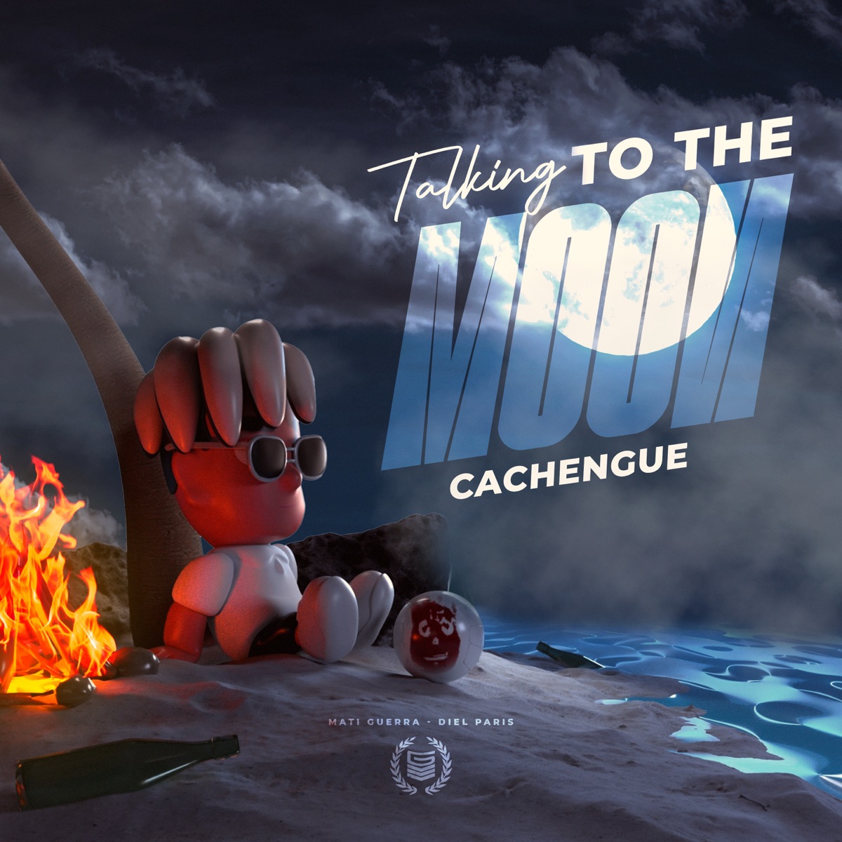 Talking To The Moon (Cachengue) - Single by Mati Guerra & Diel Paris album cover