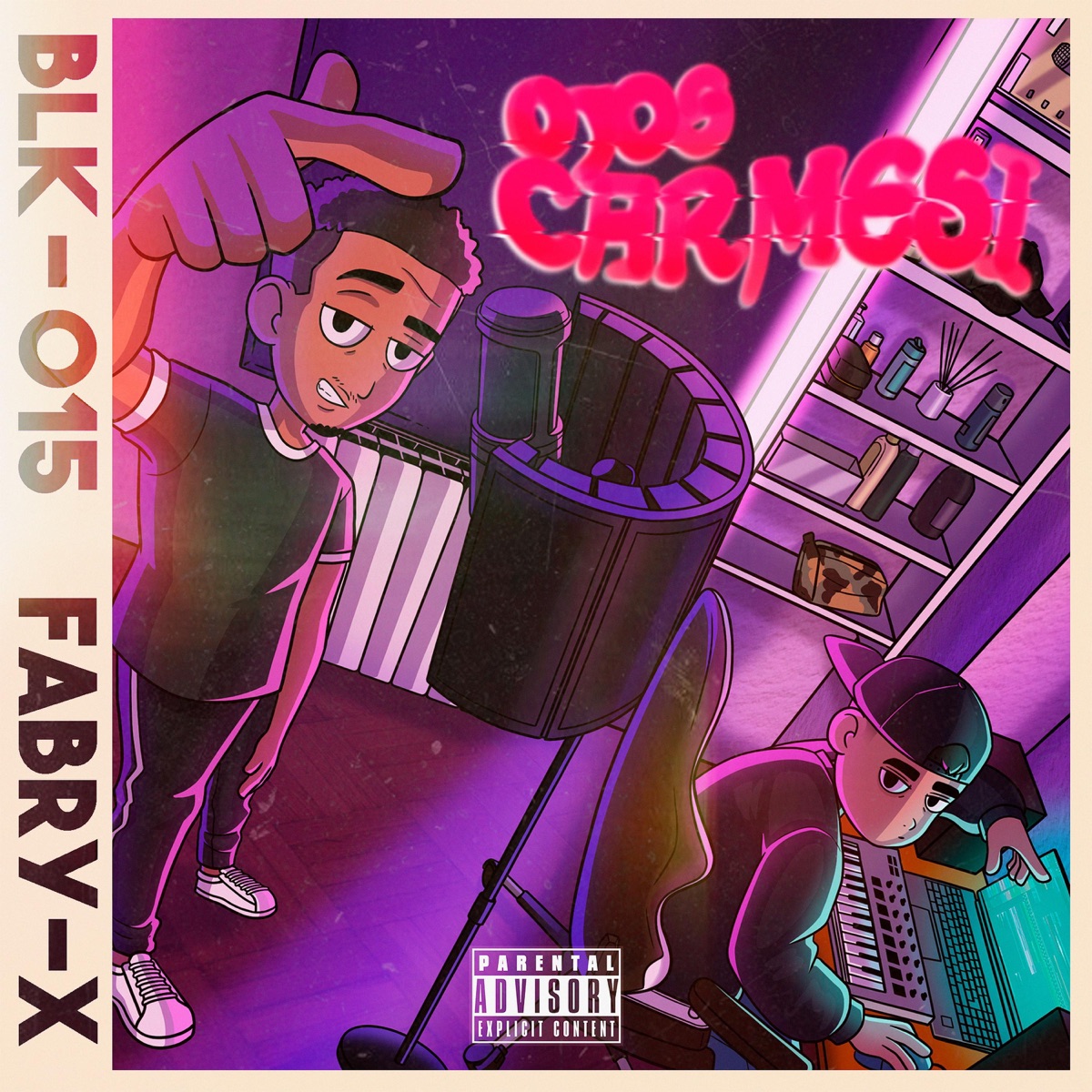 Ojos Carmesi (feat. BLK-015) - Single by Fabry-X album cover