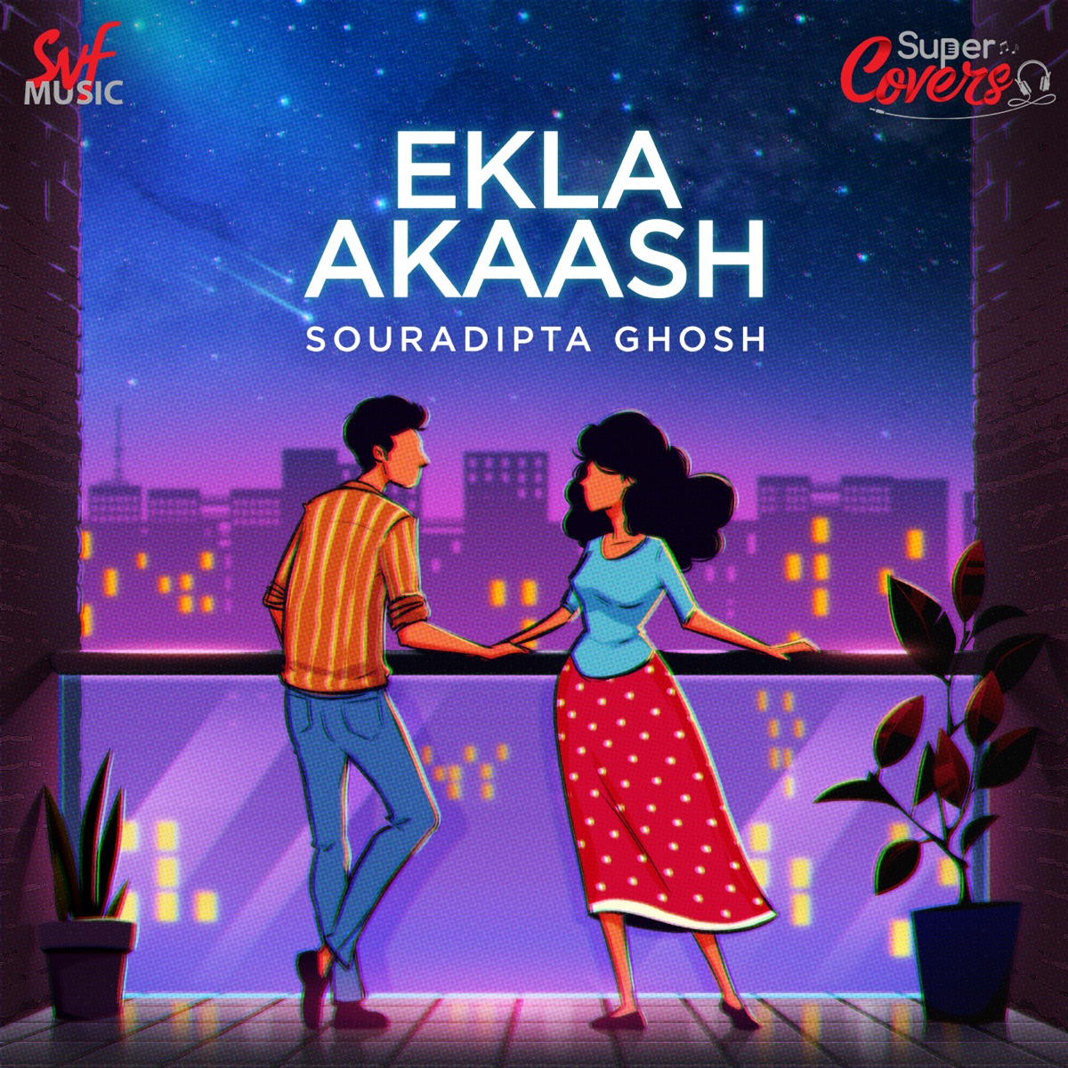 Ekla Akaash - Cover (Cover) - Single by Souradipta Ghosh album cover