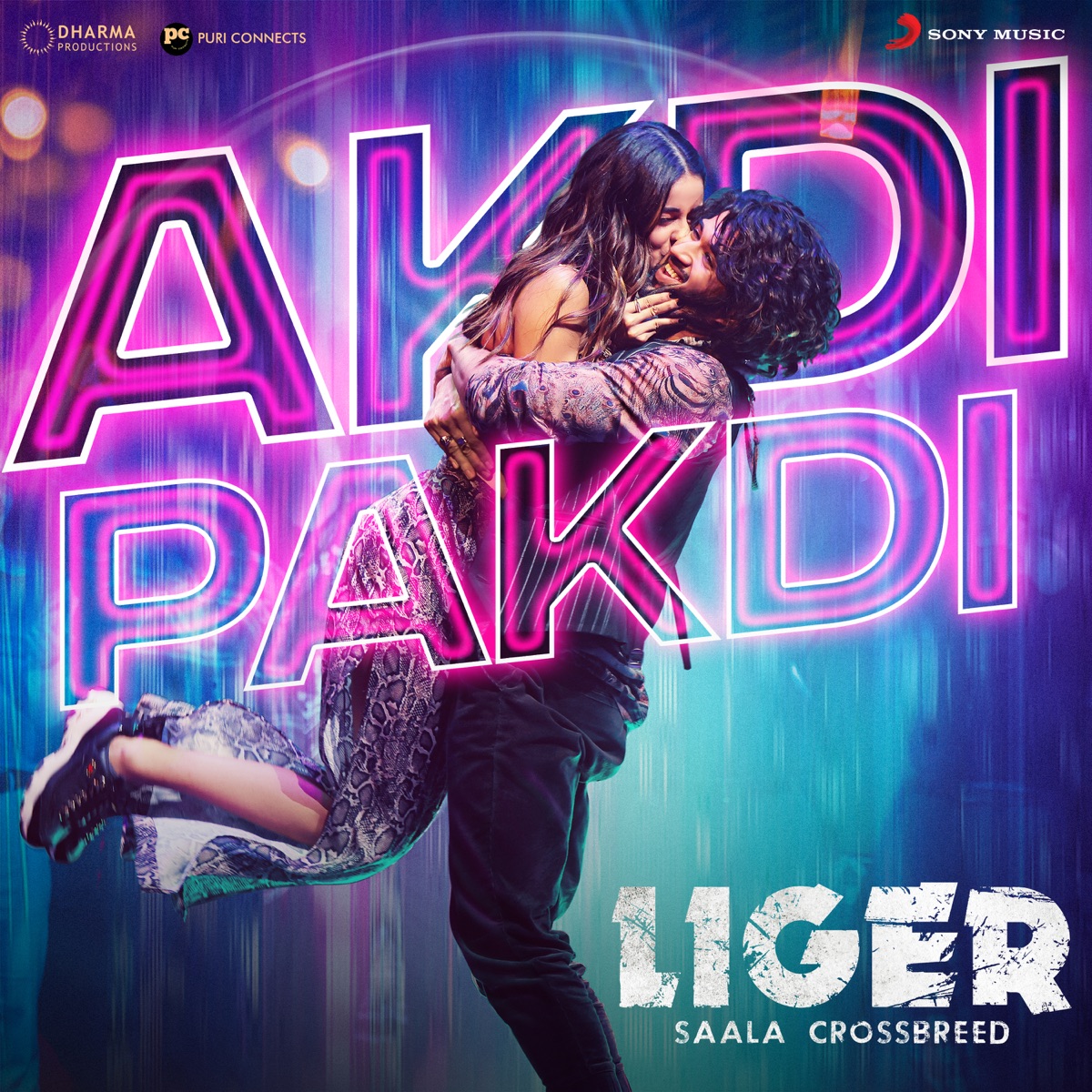 Akdi Pakdi (From "Liger") - Single by Lijo George, Sunil Kashyap, DJ Chetas, Dev Negi & Pawni Pandey album cover