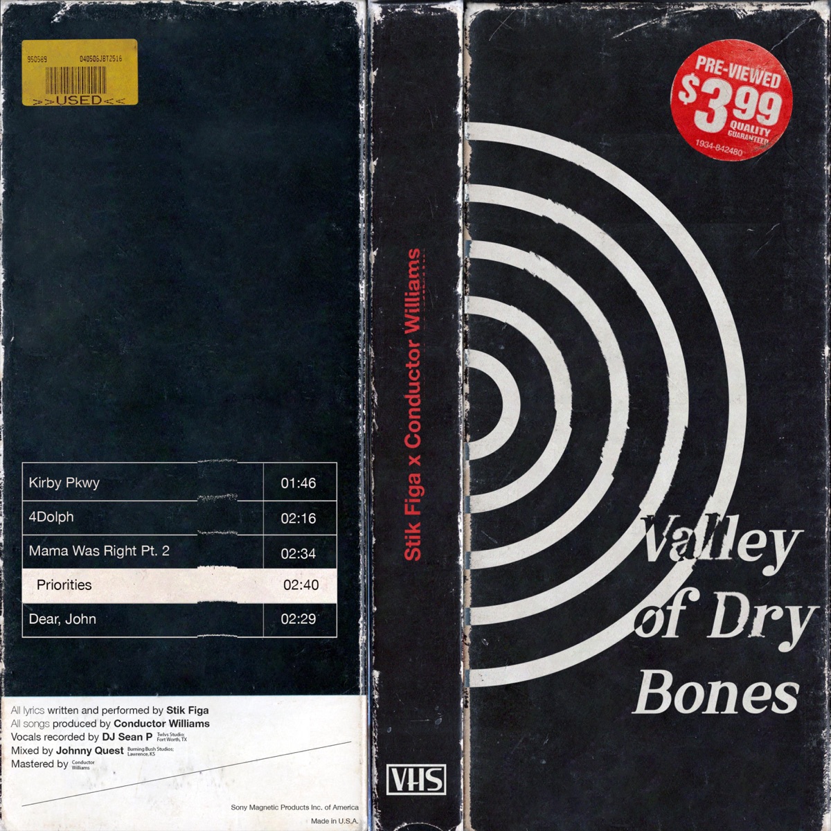 Valley of Dry Bones - EP by Stik Figa & Conductor Williams album cover