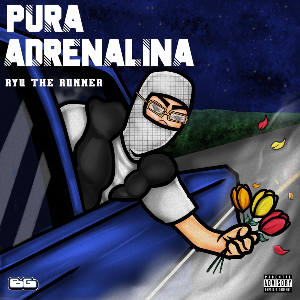 Pura Adrenalina (feat. dvrkness13) - Single by Ryu, the Runner album cover