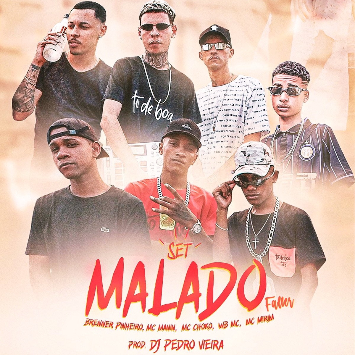 Set Malado (feat. MC Choko, mc manin, Brenner Pinheiro, WB Mc & MC Mirim) - Single by Faller & DJ Pedro Vieira album cover
