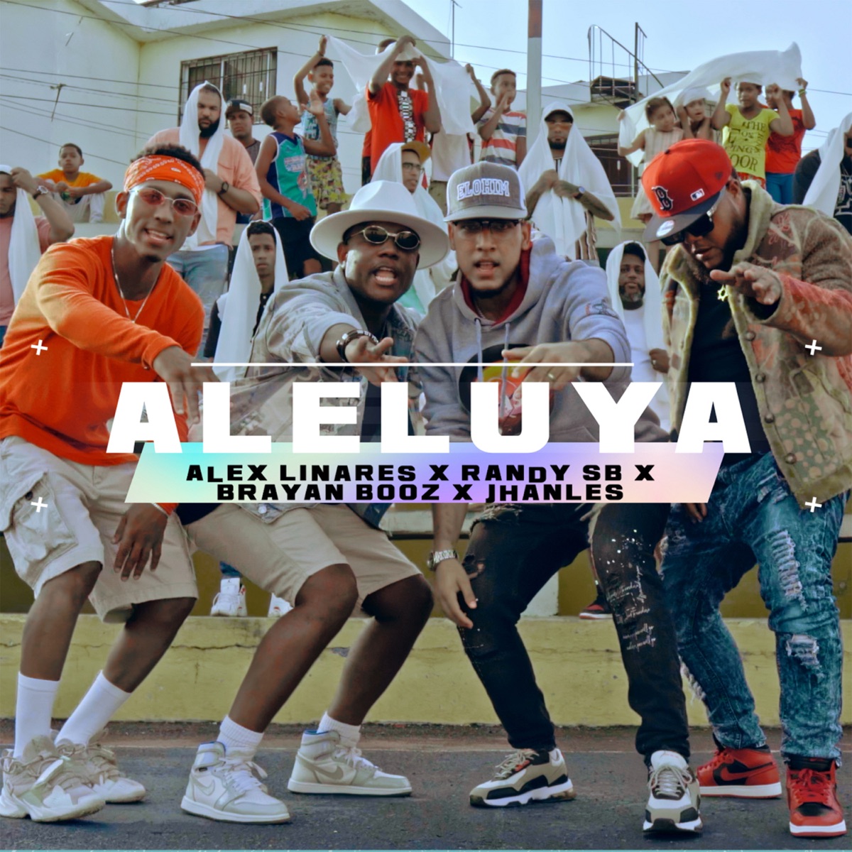 Aleluya (feat. Jhanles TryAgain) - Single by Alex Linares, Brayan Booz & Randy SB album cover