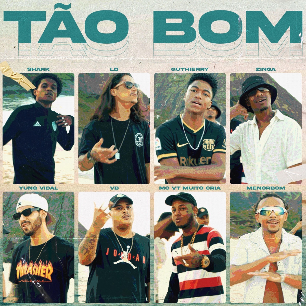Tão Bom (feat. Shark, Guthierry, Vb, MC VT MUITO CRIA & Menorbom) - Single by Zinga, Yung Vidal & Ld album cover